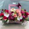 this box its available in black ,pink ,grey ,for any occasions .