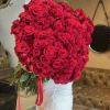 Our biggest bouquet - three hundred fresh red roses.

It&#039;s a way to