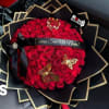 50 RED ROSES BOUQUET WITH DECORATION