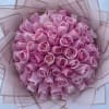 50 PINK ROSES BOUQUET WHITE PAPER 