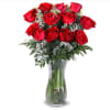 12 RED ROSES IN BASE