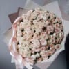 A cute bouquet of fresh light pink spray roses, perfect for any