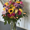 Cheerful flowers in this stylish colorful splash, it &#039;ll brighten up anyone&#039;s