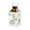 This decorative keepsake lantern reads &quot;You left us beautiful memories, your love