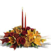 Add a graceful glow to your Thanksgiving dinner table or fall-decorated foyer