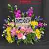 This 3D composite wood plaque measures 8.5&quot; H x 8.5&quot; W and