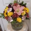The end of summer, and fall is coming in this arrangement which