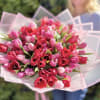 Delight in the elegance of tulips with this stunning bouquet, perfect for