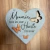 Heart-shaped memorial stone