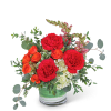The warm glow of sunset is captured in this stunning arrangement. Positano