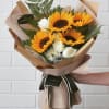 Sunflowers and Roses 