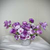 Perfect for your dining room table, the low profile of the Purple
