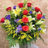 This beautiful arrangement is surley to impress with its splendor of apperance