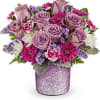 Teleflora&#039;s Sparkling Reverie Bouquet features a charming blend of pink roses, green