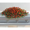 All red carnatios in a beautiful design