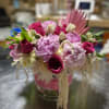 A pastel or colorful flowering hat box brings peace to any space.