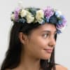 Perfect for the bride or flower girl, this stunning floral crown features