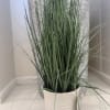 A beautifully crafted artificial Gynerium (pampas grass) standing  tall in a