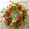 a wreath for your front door.  Perfect for the summer, bright