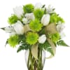 Send a one-of-a-kind flower gift with green flowers! Arranged by a local