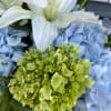 Simply blue and some premium greens. 