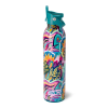 Perfect floral water bottle for on the go or relaxing at home
