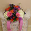 Perfect Gift beautiful flowers arranged in a vase.  These flowers fill