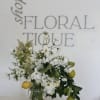 White happy blooms and lemon branches 

*This arrangement is dependent on product