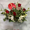 This arrangement is hot and romantic! Send this arrangement on Valentine&rsquo;s Day