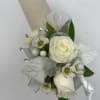 A homecoming/Prom wristlet with a slap-on bracelet customized in your colors is