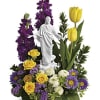 Bring a radiant reverence to any spring occasion with this yellow and