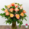 Indulge in the timeless elegance of our Medium Stem Rose Arrangement, meticulously