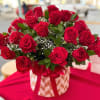 Box and Red Roses 
