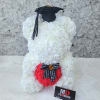 White foam teddy bear 16 inch