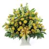 Express your sympathy in a very thoughtful way with this gracious arrangement