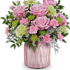 Roses, Carnation, Mini Carnation, Mum, Wax Flower