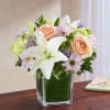 Soothe an aching heart with a sentimental tribute in soft, delicate shades.