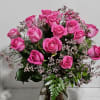 Long-stem pink roses are just the gift when you want to express