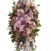 This abundant spray of soft, feminine spring colors feels as calming as