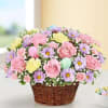 An arrangement with pastel colors 