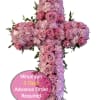 This beautiful Cross standing spray is perfect to remember and honored that