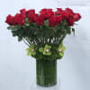 Make a statement of love with this beautiful arrangement of 50 red