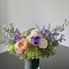 A blend of bright spring colors, perfect to welcome a new baby