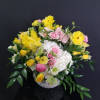 The beauty of double tulips and the softness of butterfly ranunculus give