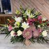 Traditional, large sympathy arrangement. 