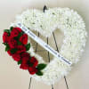 At this difficult time, our custom-made funeral open hearts are tailored to