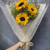 Introducing our Sunflower hand tied bouquet, beautifully arranged with  sunflowers, baby&#039;s