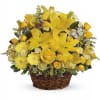 Wishes do come true, by the basketful, actually. This delightful arrangement is