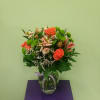 A bright, cheerful, and joyous colorful bouquet that is full of long