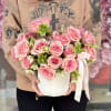 Tasteful Rose Mix in a vase. 